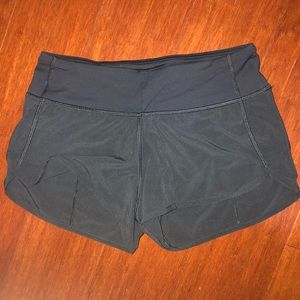 Black lululemon shorts
